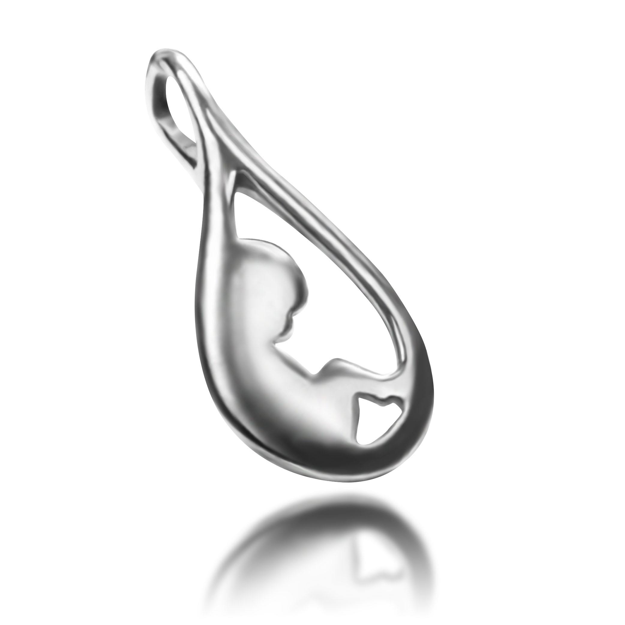 Sterling Silver Vita Pendant Pro Life pendant, pendant, Pro-life gift, memorial gift, memorial jewelry, remembrance jewelry, celebration of life, Pro-Life jewelry, Vita pendant, birthstone jewelry, birthstone pendant,  miscarriage jewelry, miscarriage necklace, infant loss, miscarriage, adoption jewelry, foster child, baby shower, mothers day, mothers day jewelry