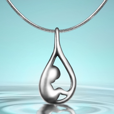 Sterling Silver Pendant and Chain 